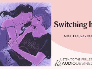 LESBIANX – “ROLE REVERSAL: LESBIAN LOVERS SWITCH IT UP IN STEAMY ASMR AUDIO”